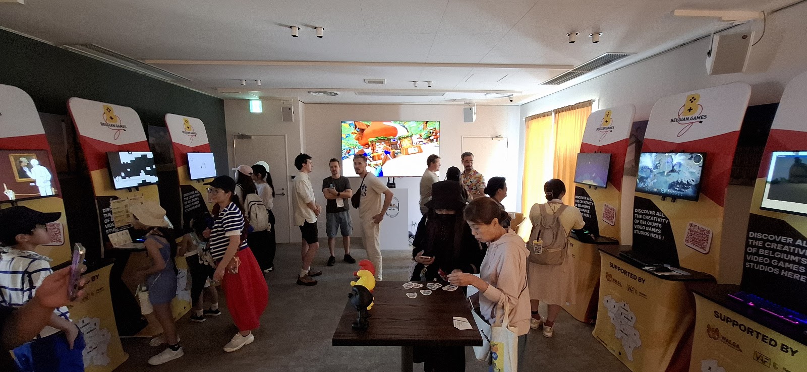 Belgian Games displays in the Belgian pavilion at Expo Osaka 2025